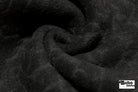 Damask Black, Embossed-Style Knit Fabric - Boho Fabrics - Wool Knit