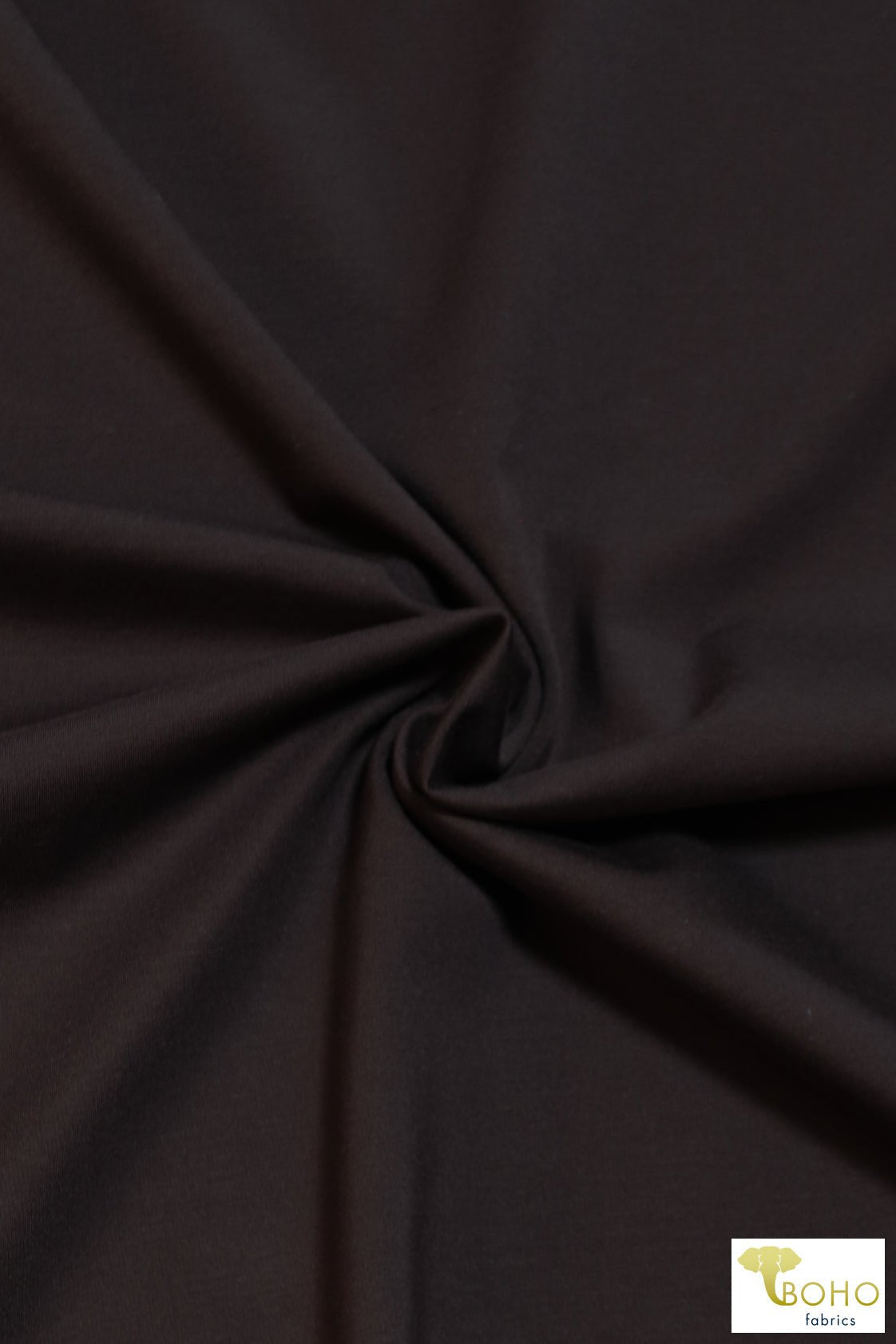 Dark Brown Ponte. PNT-115 - Boho Fabrics