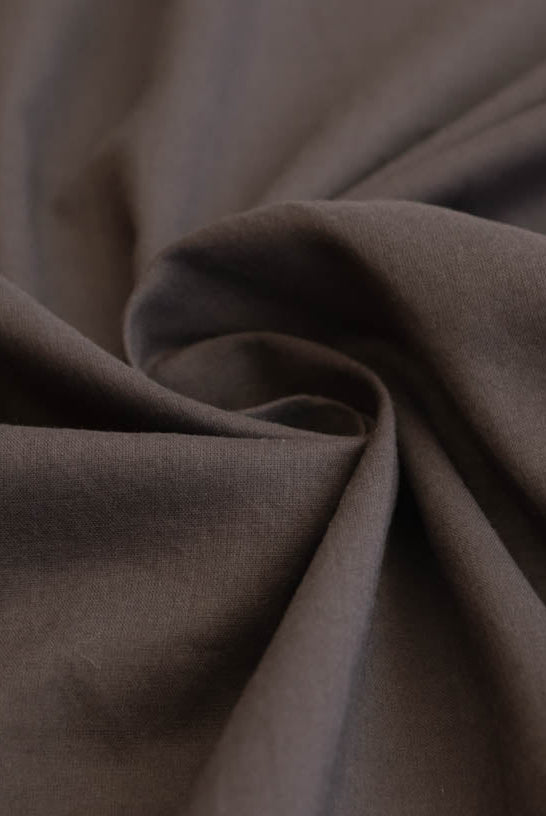 Dark Chocolate. Lightweight Cotton Woven Solid. WV-170 - Boho Fabrics