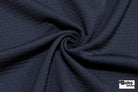 Dark Navy, Polartec Power Air. Insulating Eco-Friendly, Performance Knit Fabric - Boho Fabrics - Performance Fabrics