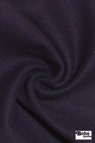 Dark Pansy Purple Wool Coating Woven Fabric - Boho Fabrics - Wool Coating, Woven