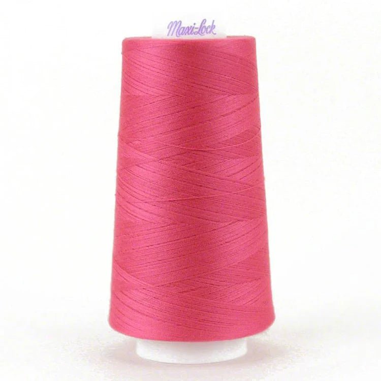 Dark Pink – 3,000 yd Maxi - Lock Polyester Serger Thread - Boho Fabrics - Thread