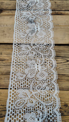 Darling White Vintage Lace Trim, 4” Sold by the Yard (Trim - 096) - Boho Fabrics - Trims
