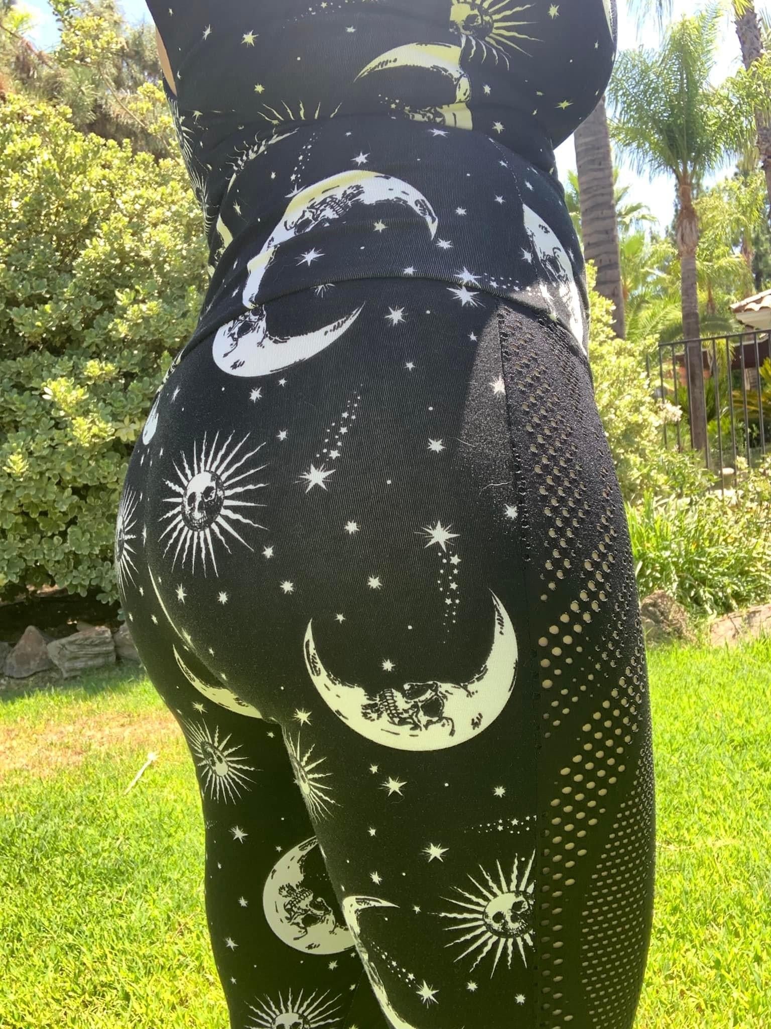 Dead of Night, Cotton Spandex Print. - Boho Fabrics