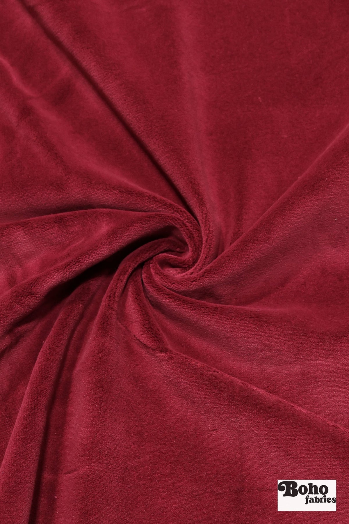Deep Magenta, Velveteen Woven Fabric - Boho Fabrics - Home Dec. & Upholstery Fabric