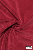 Deep Magenta, Velveteen Woven Fabric - Boho Fabrics - Home Dec. & Upholstery Fabric