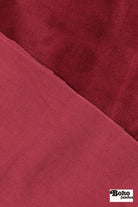 Deep Magenta, Velveteen Woven Fabric - Boho Fabrics - Home Dec. & Upholstery Fabric