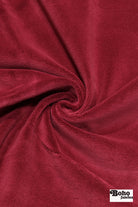Deep Magenta, Velveteen Woven Fabric - Boho Fabrics - Home Dec. & Upholstery Fabric