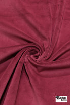 Deep Raspberry, Velveteen Woven Fabric - Boho Fabrics - Home Dec. & Upholstery Fabric