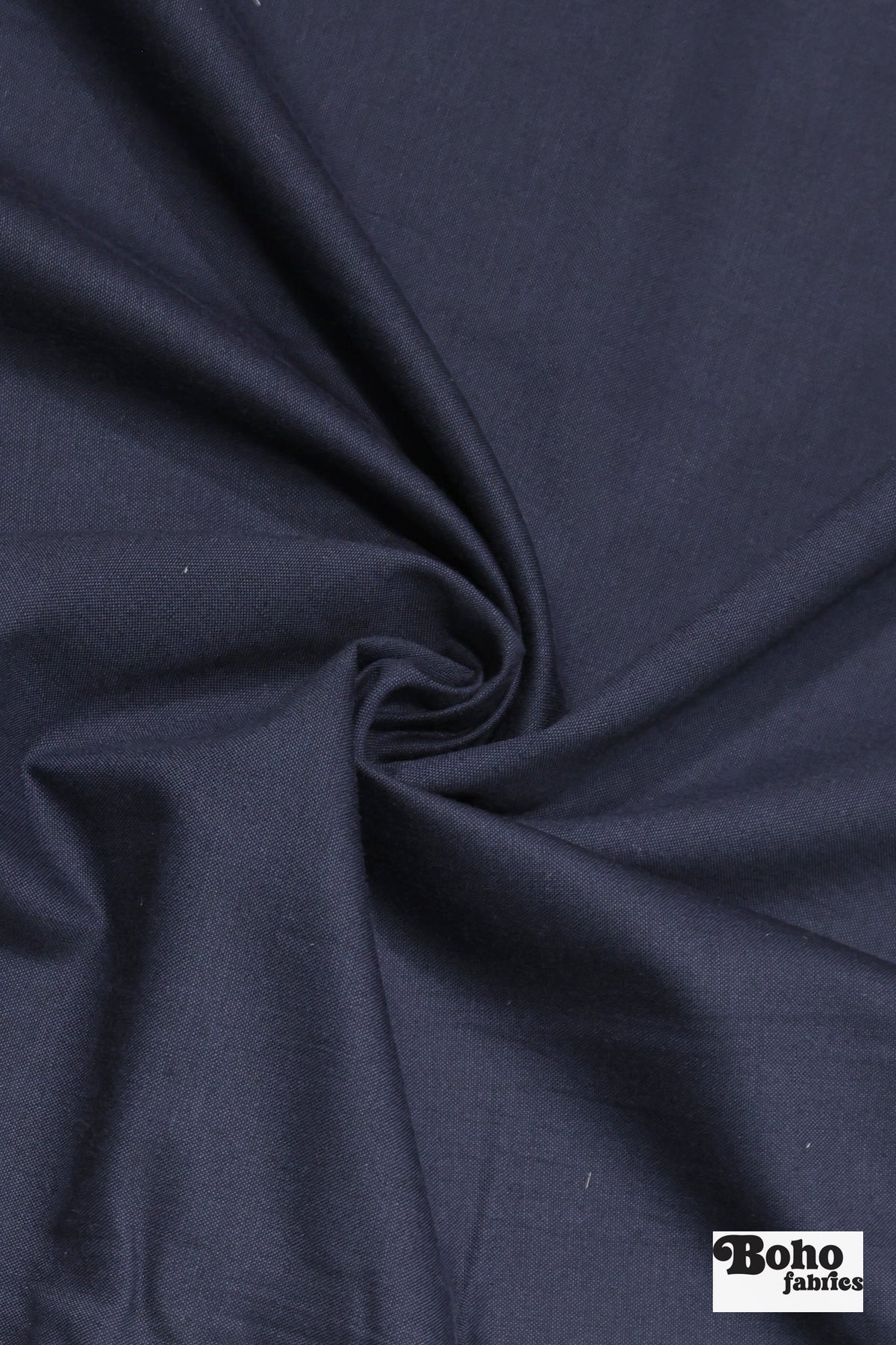 Denim Blue Wool Suiting Woven Fabric - Boho Fabrics - Woven, Fabric