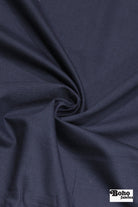 Denim Blue Wool Suiting Woven Fabric - Boho Fabrics - Woven, Fabric
