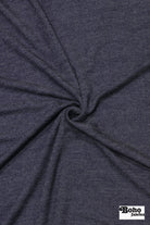 Denim Style French Terry Knit Fabric - Boho Fabrics - French Terry Solid Knit