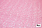 Diamond Eyes in Light Pink, Stretch Lace Fabric - Boho Fabrics - Stretch Lace Fabric