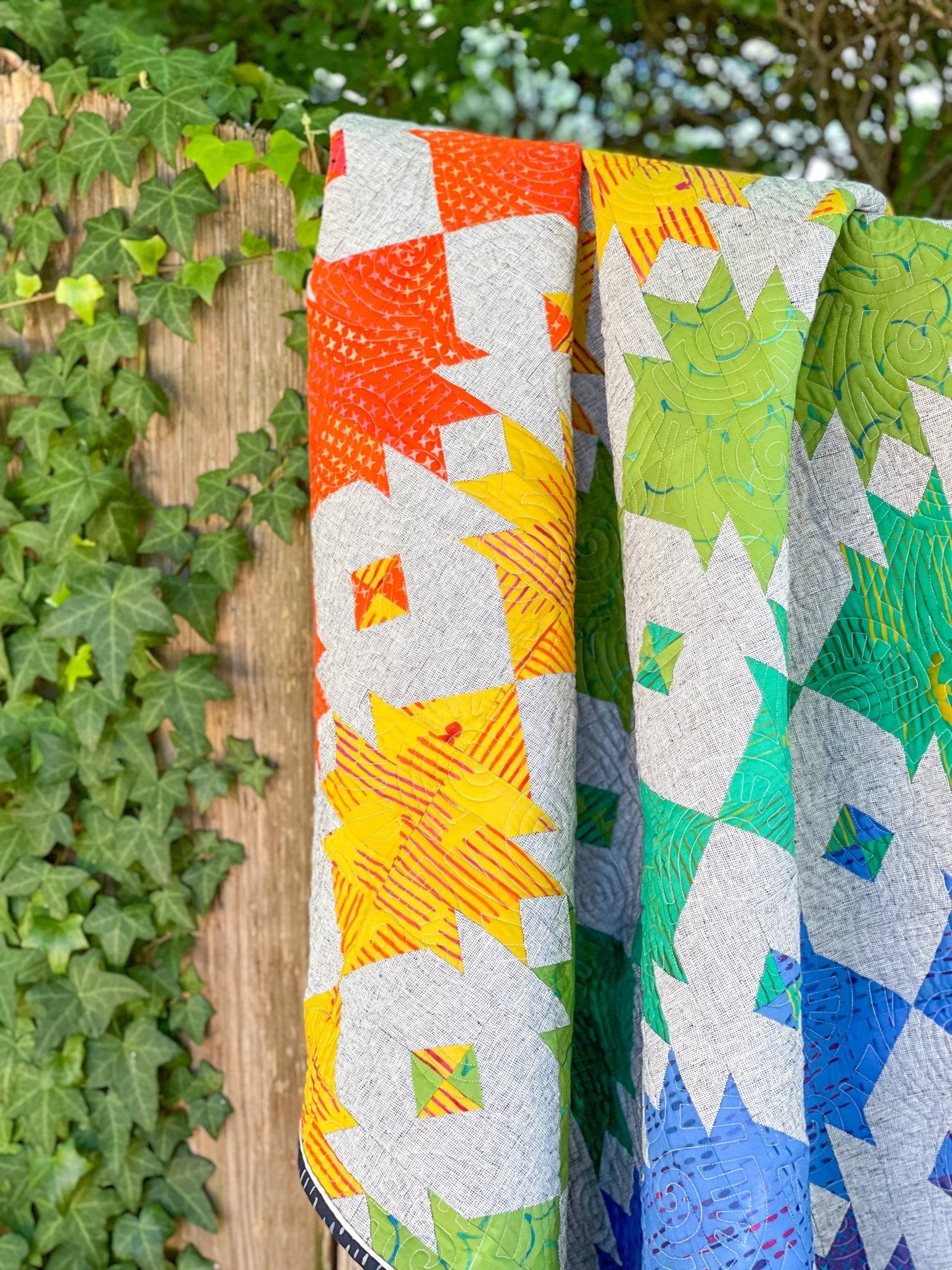 Diamond Skies Quilt Pattern - Boho Fabrics - 