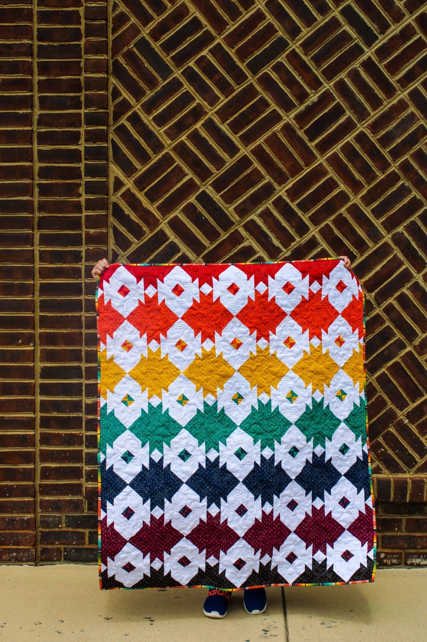 Diamond Skies Quilt Pattern - Boho Fabrics - 