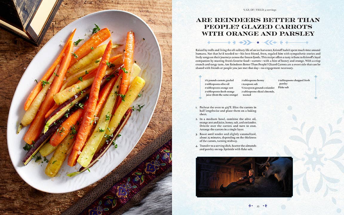 Disney Frozen: The Official Cookbook  (SALE!) - Boho Fabrics - 