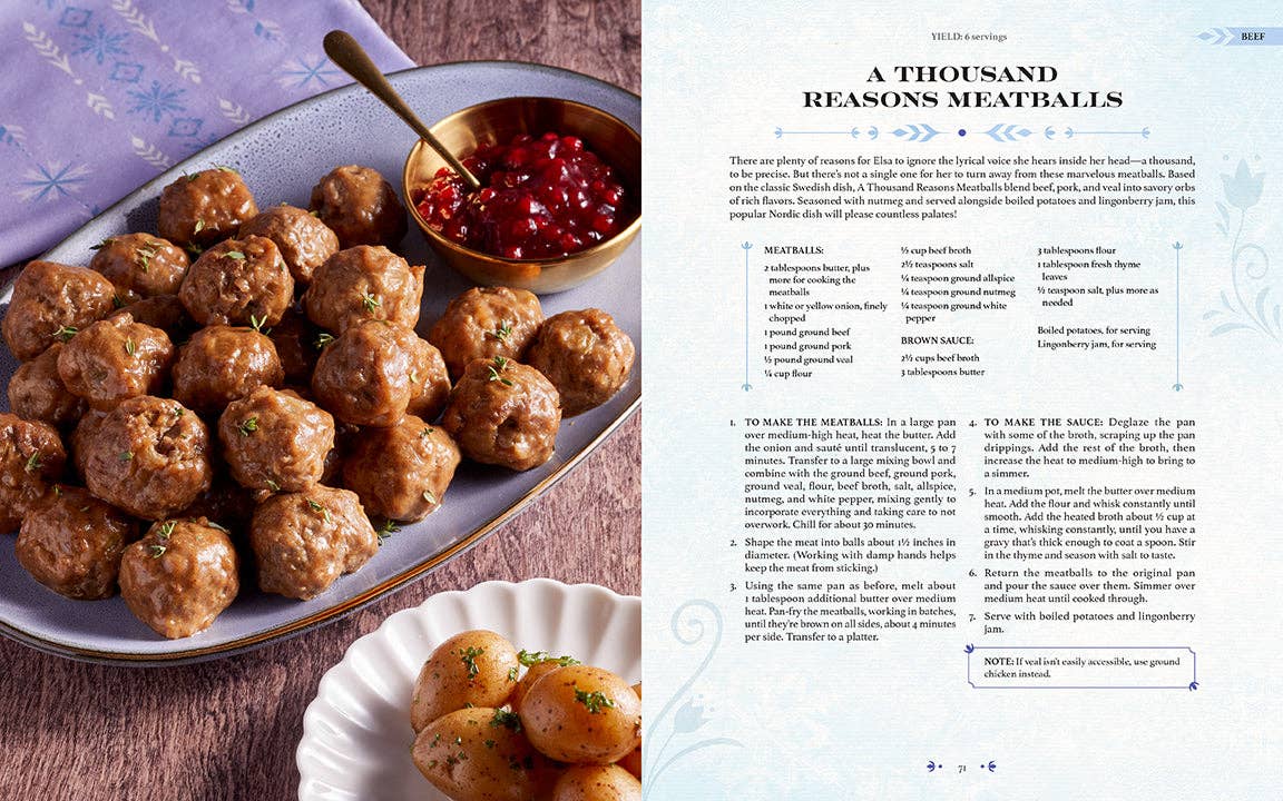 Disney Frozen: The Official Cookbook  (SALE!) - Boho Fabrics - 