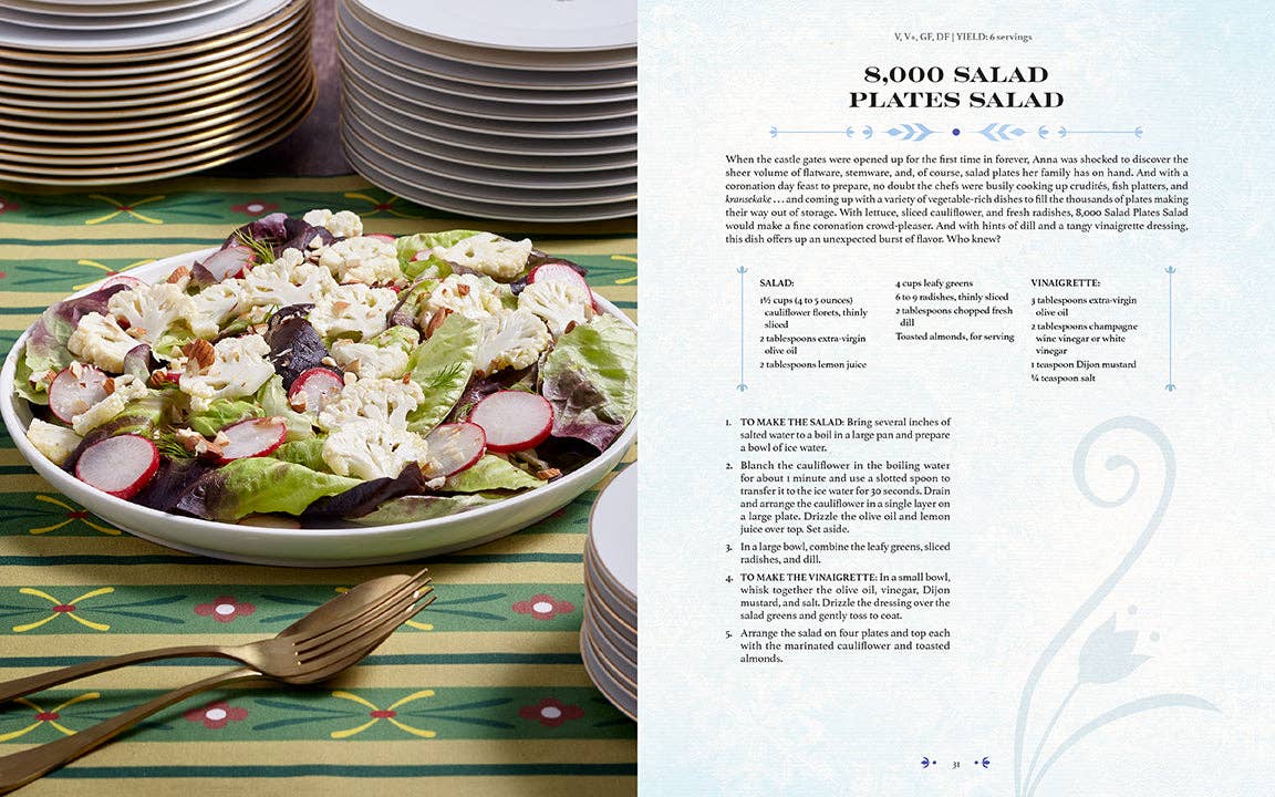 Disney Frozen: The Official Cookbook  (SALE!) - Boho Fabrics - 