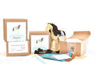DIY Craft Kit - Felt Horse Stuffed Animal Sewing Craft Kit - Boho Fabrics - 