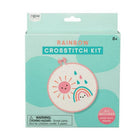 DIY Cross Stitch Kit - Rainbow - Boho Fabrics - Sewing Kits