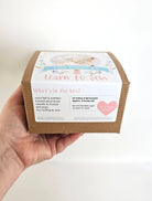 DIY Embroidered Felt Bunny Craft Kit - Hand Sewing Project - Boho Fabrics - 