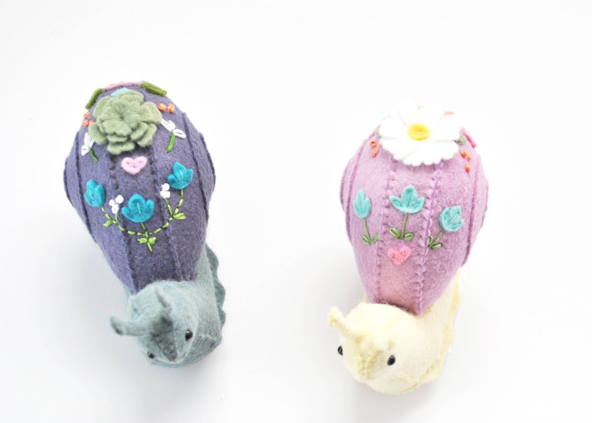 DIY Felt Snail Sewing Craft Kit - Boho Fabrics - 