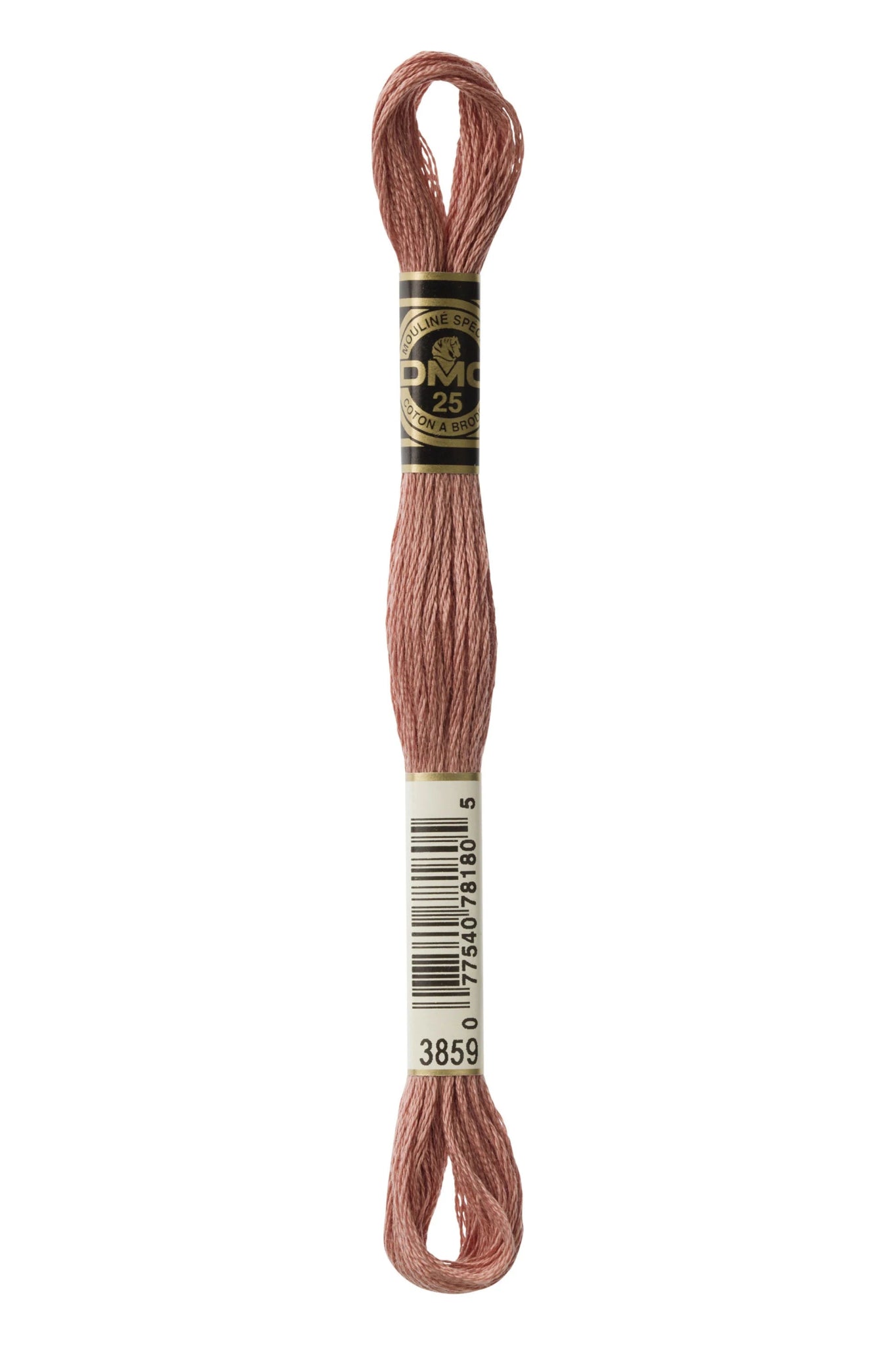 DMC 3859 – Rosewood - Light – Embroidery Floss 6 Strand - Boho Fabrics - Thread