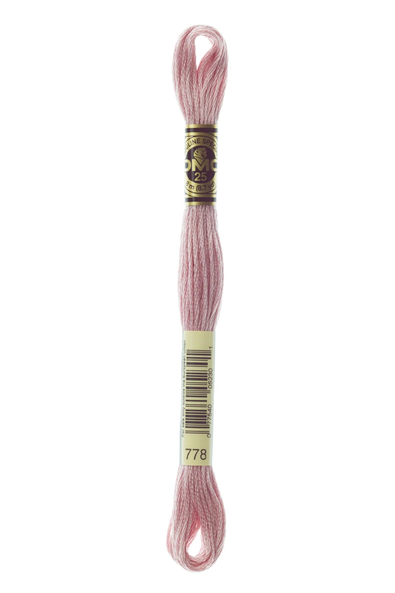 DMC 778 – Antique Mauve - Very Light – Embroidery Floss 6 Strand - Boho Fabrics - Thread