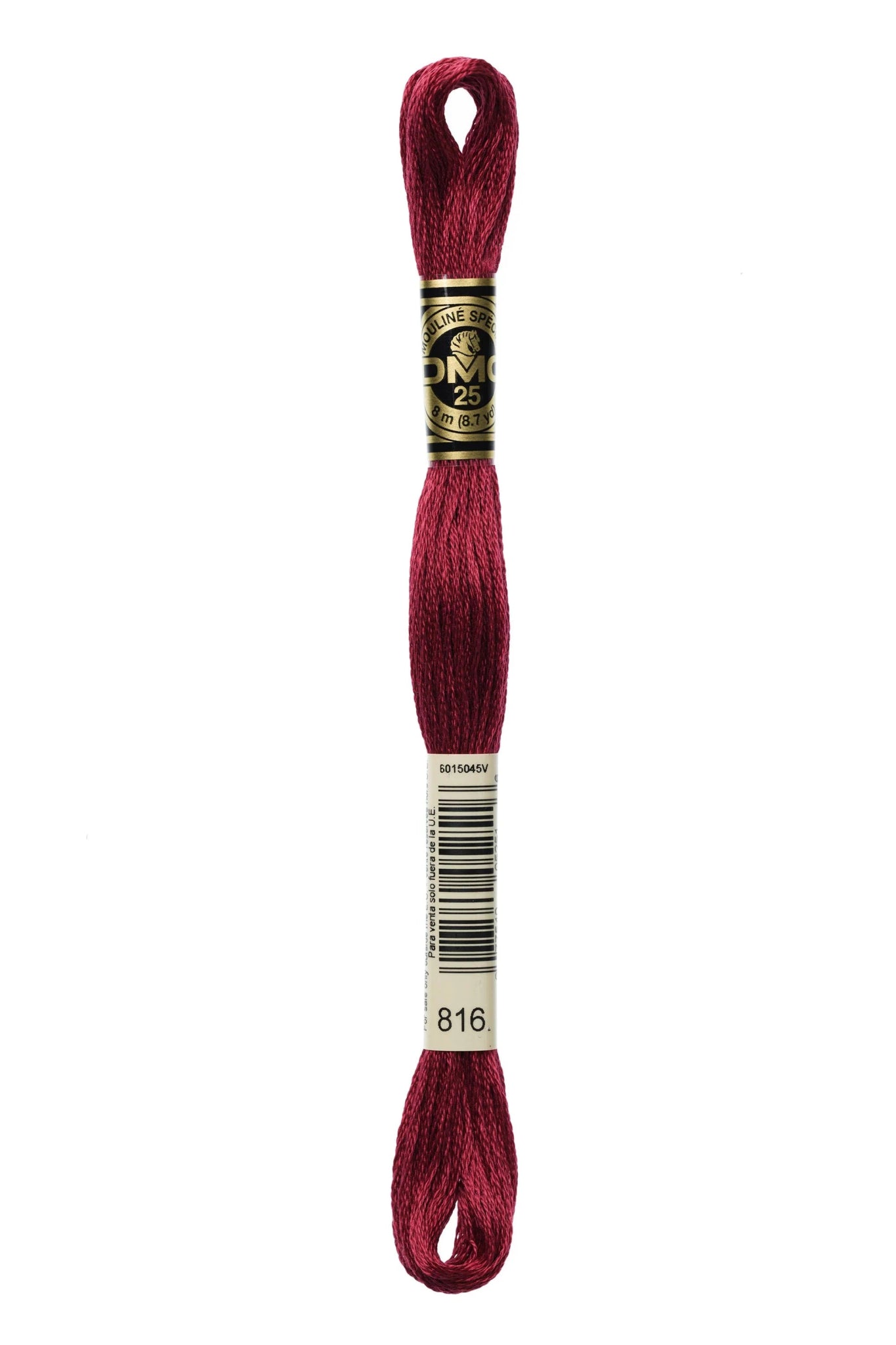 DMC 816 – Étoile - Garnet – Embroidery Floss 6 Strand - Boho Fabrics - Thread
