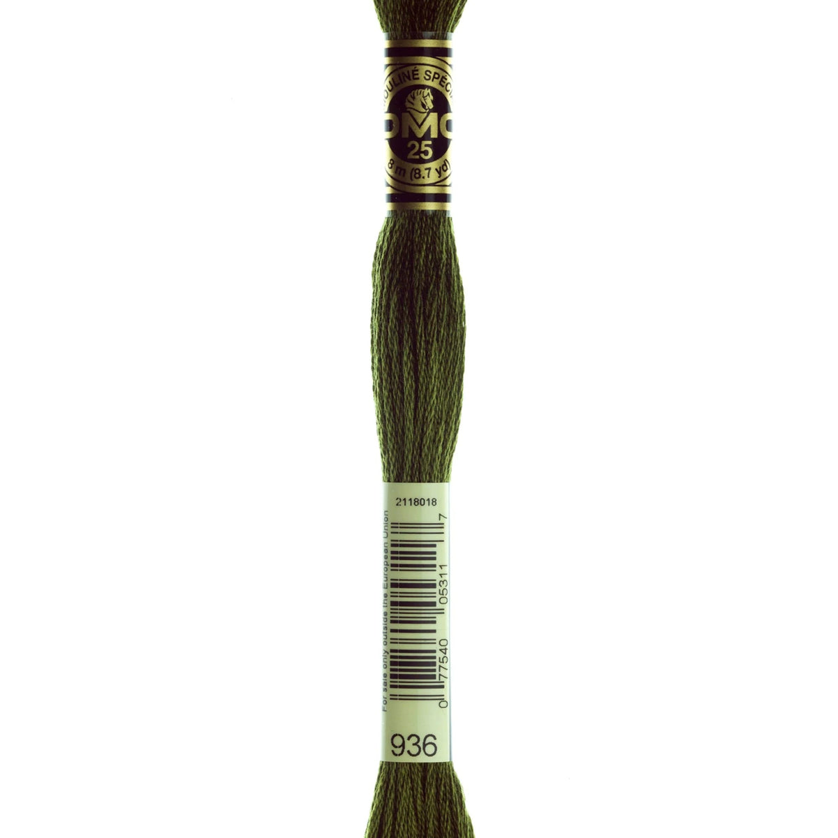 DMC 936 – Avocado Green - Very Dark – Embroidery Floss 6 Strand – Boho ...