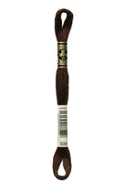 DMC 938 – Étoile - Coffee Brown - Ultra Dark – Embroidery Floss 6 Strand - Boho Fabrics - Thread