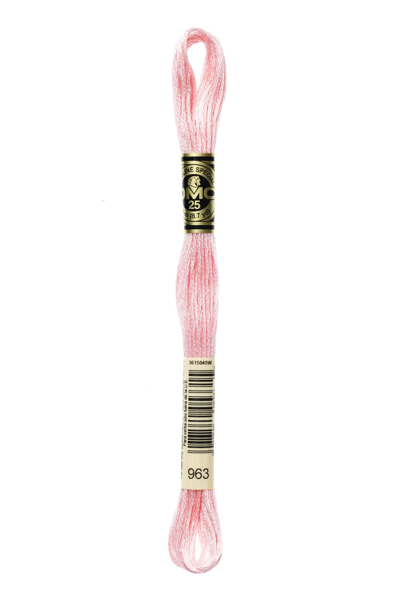 DMC 963 – Dusty Rose - Ultra Very Light – Embroidery Floss 6 Strand - Boho Fabrics - Thread