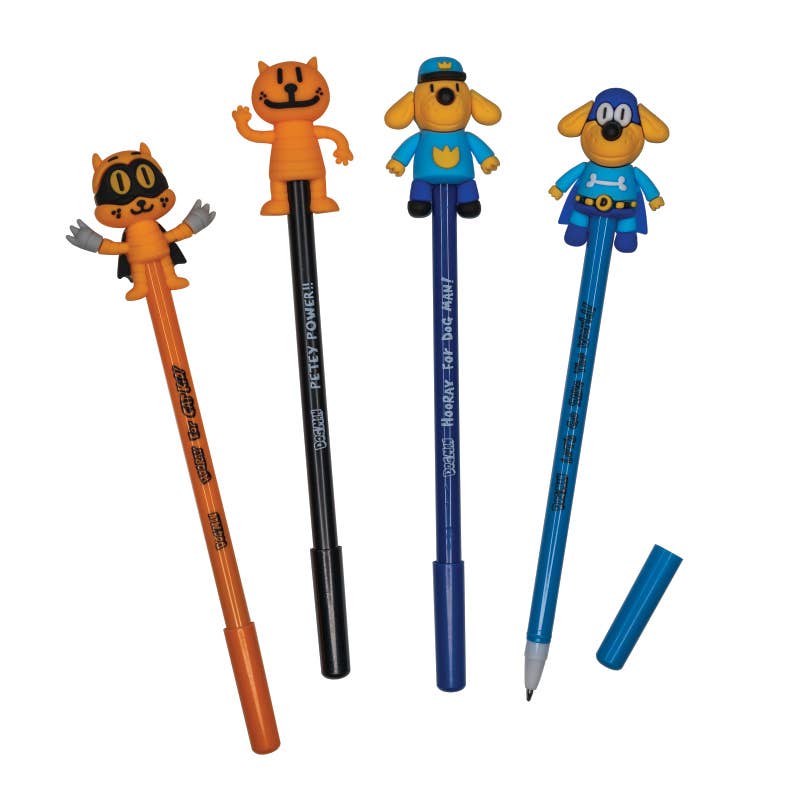 Dog Man Character Pen - Boho Fabrics - 