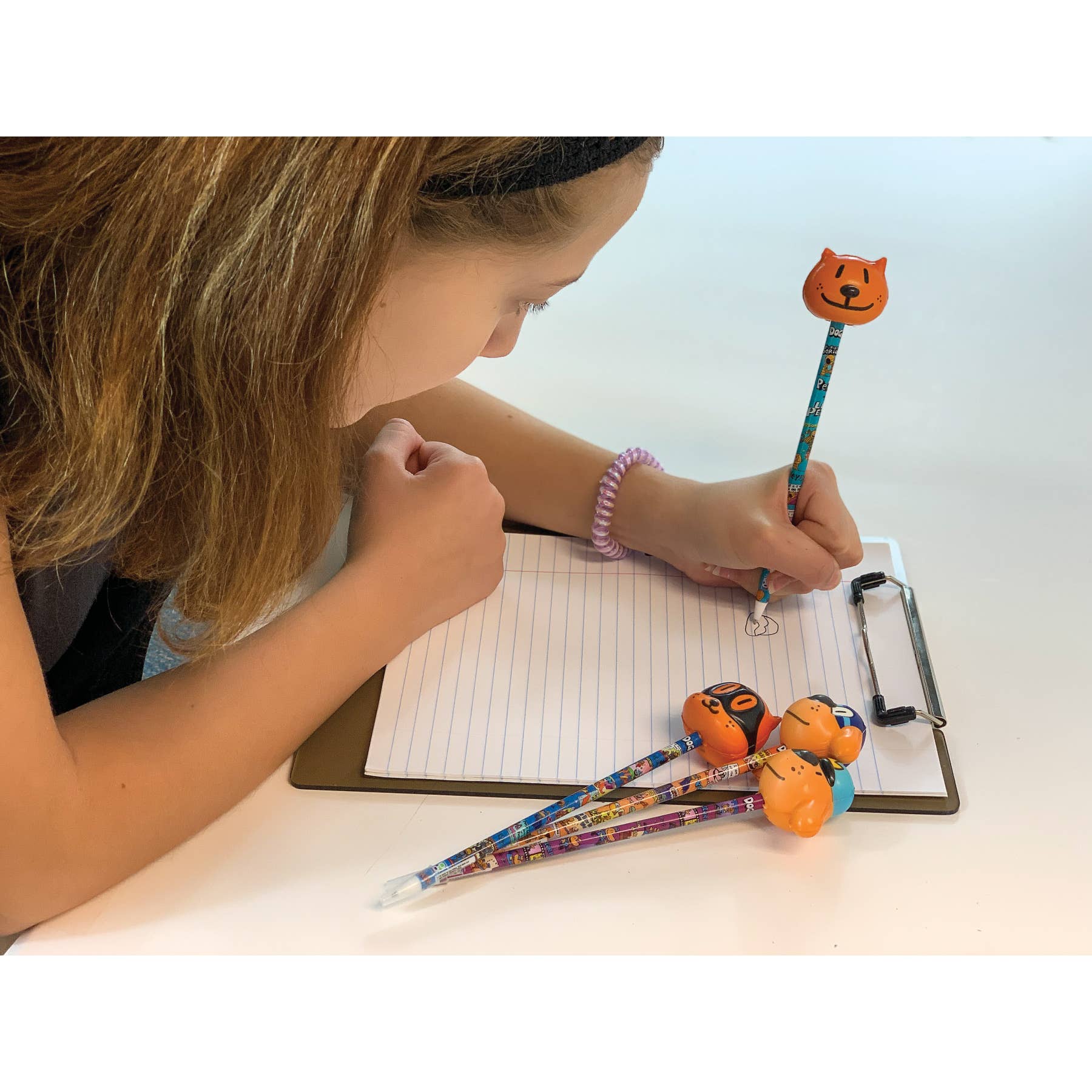 DOG MAN SQUISHY TOP PEN - Boho Fabrics - 