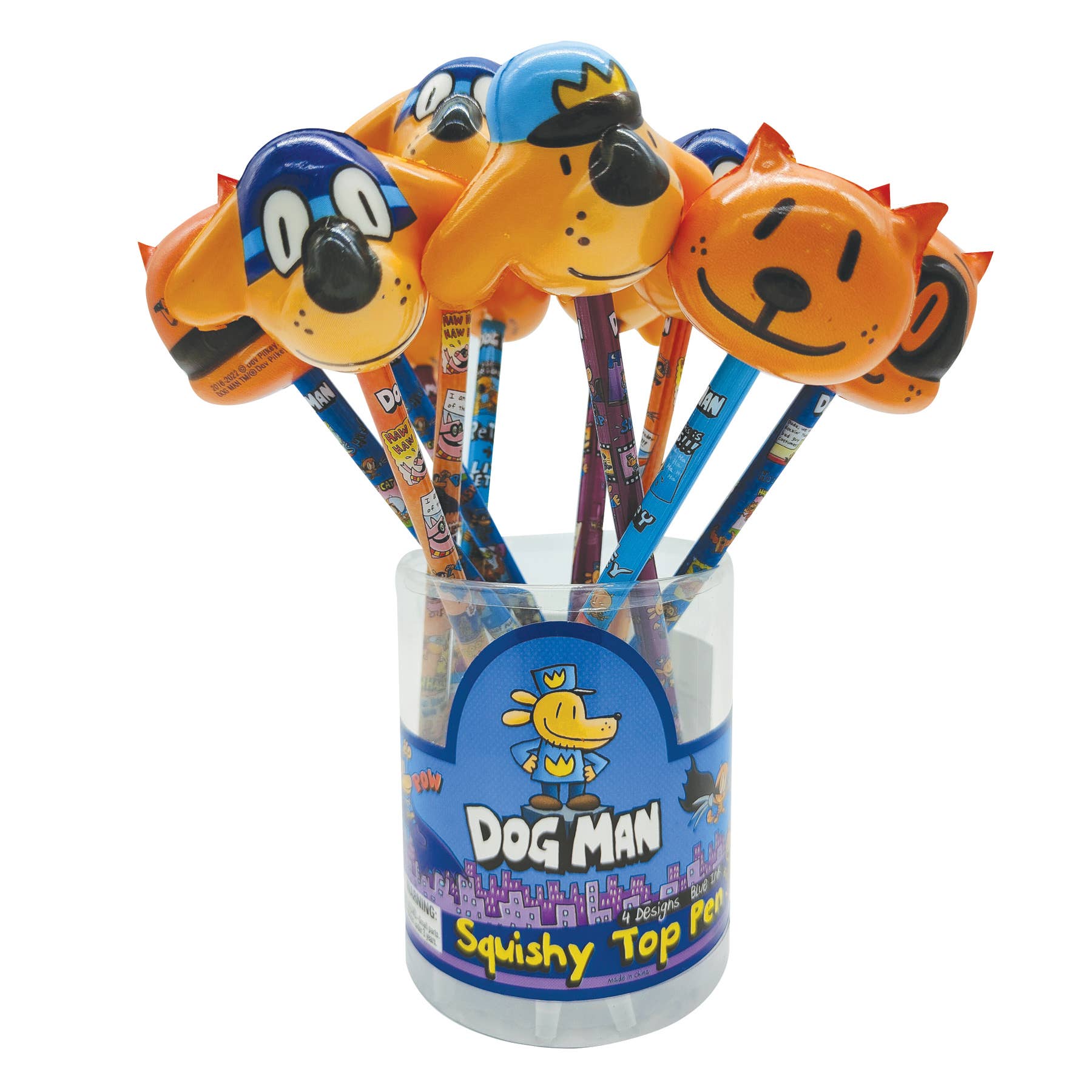 DOG MAN SQUISHY TOP PEN - Boho Fabrics - 