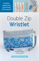 Double Zip Wristlet, Sewing Pattern with Hardware - Boho Fabrics - Sewing Patterns