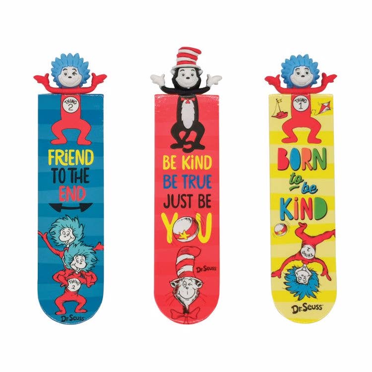 DR SEUSS 3D BOOKMARK - Boho Fabrics - 
