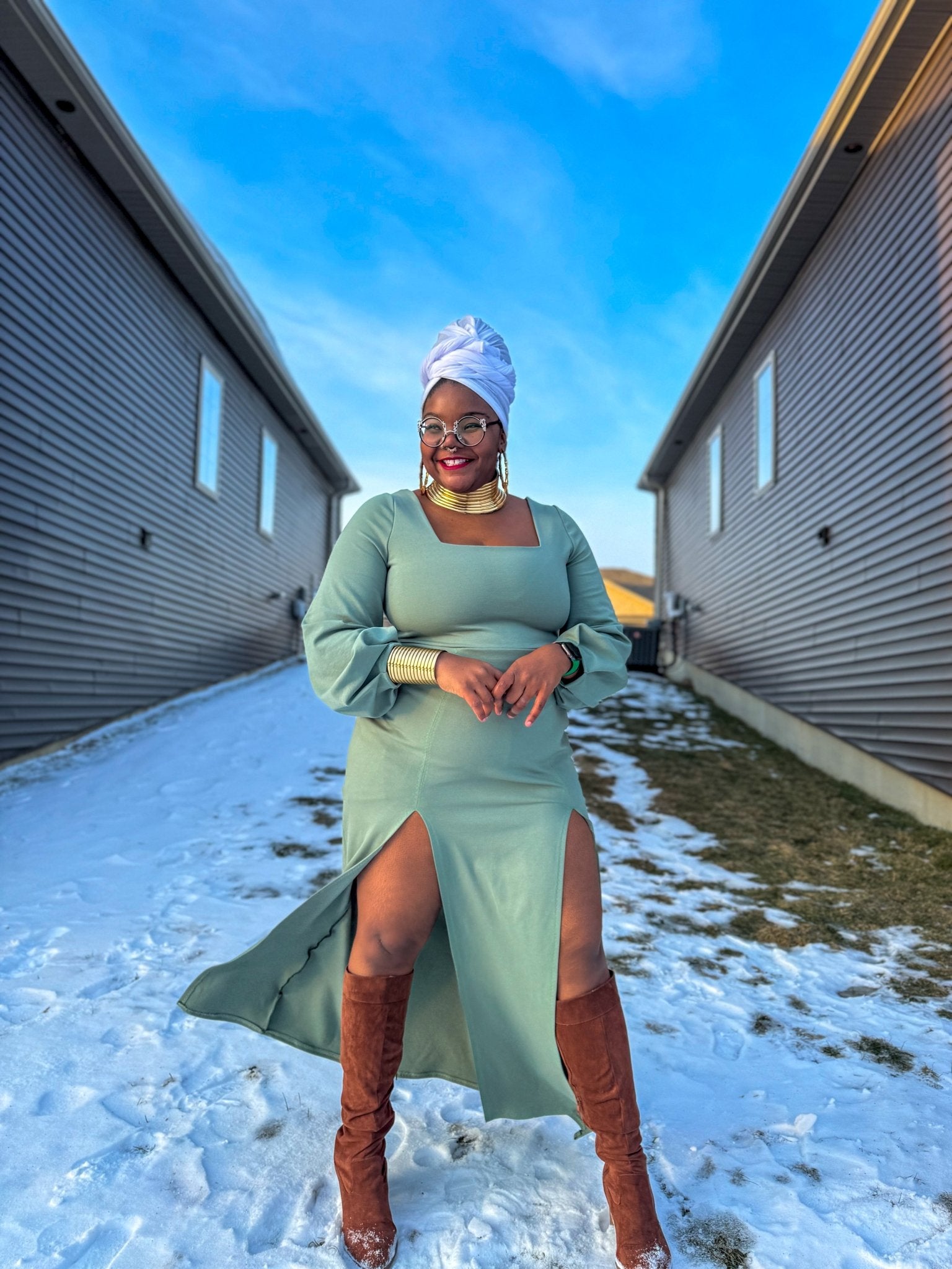 Dreamy Green, Solid Ponte Knit Fabric - Boho Fabrics - Ponte Solid, Knit Fabric