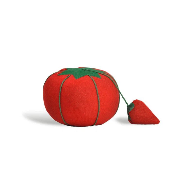 Dritz Tomato Pin Cushion With Strawberry Emery - Boho Fabrics - Pin Cushions