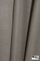 Dusty Gray Faux Leather Upholstery Fabric with Embossed Fur Texture - Boho Fabrics - Home Dec. & Upholstery Fabric