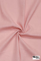 Dusty Pink Linen Woven Fabric - Boho Fabrics - Linen, Woven