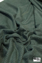 Dusty Teal Green, Structured High Loft Double - Velour Fleece Fabric by Polartec 2nds - Boho Fabrics - Performance Fabrics