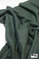Dusty Teal Green, Structured High Loft Double - Velour Fleece Fabric by Polartec 2nds - Boho Fabrics - Performance Fabrics