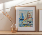 East Coast Regatta painting kit, impressionist painting kit - Boho Fabrics - Painting Kits & Supplies