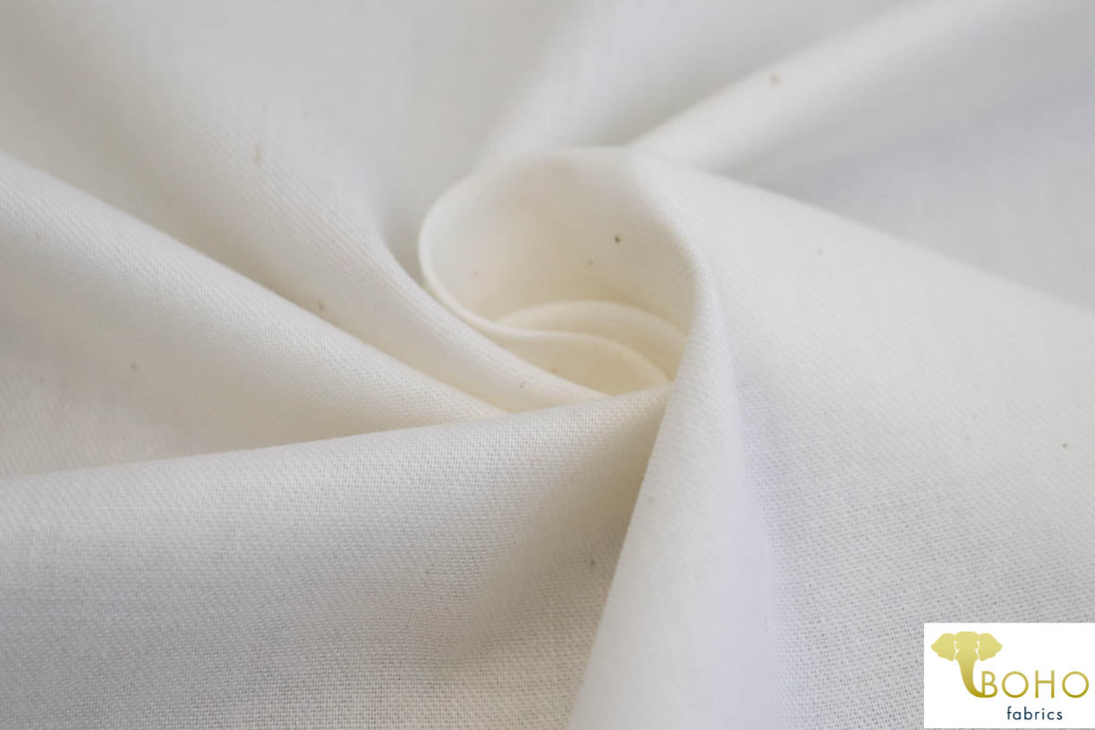 Eggshell Lightweight Twill Poly Woven. WV-156 - Boho Fabrics
