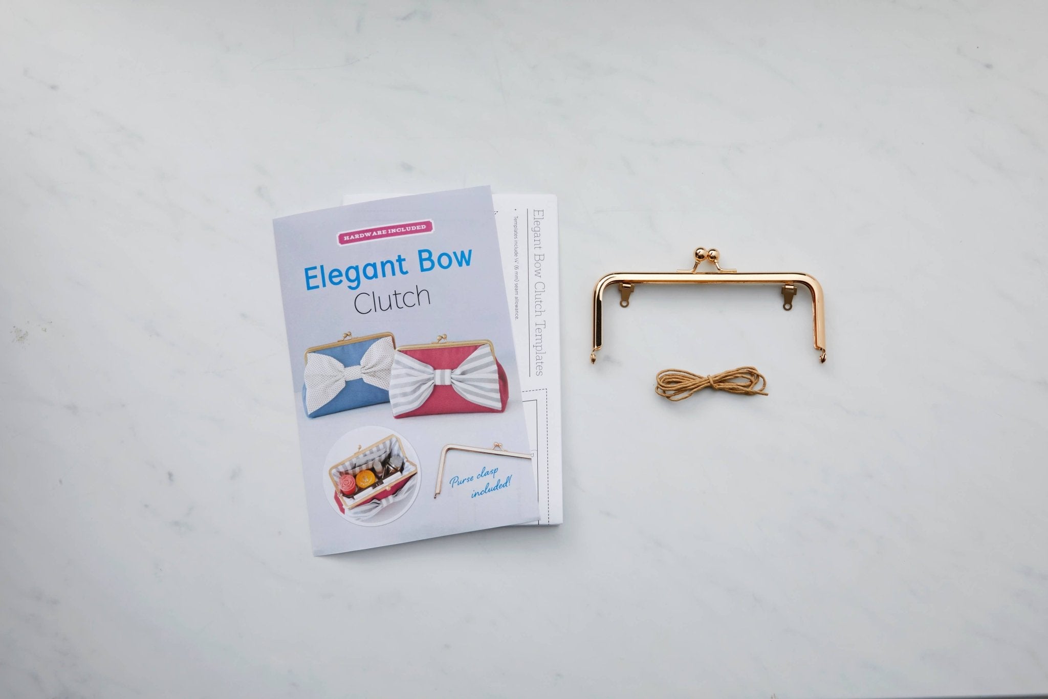 Elegant Bow Clutch (ZW2675) - Boho Fabrics - 