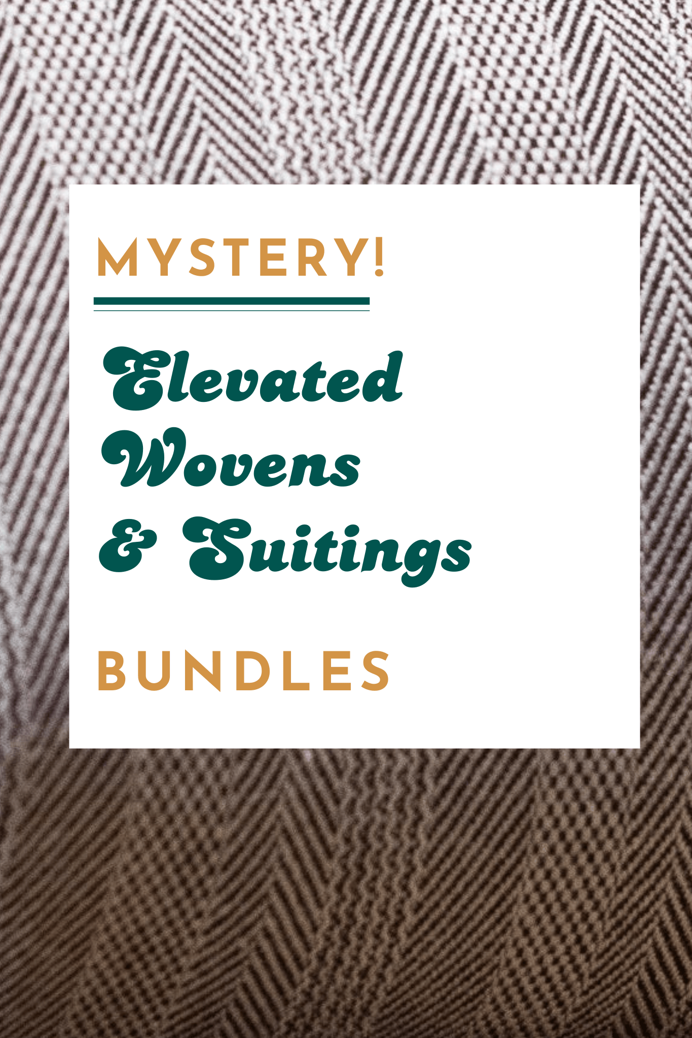 Elevated Wovens & Suiting, Mystery Bundle! CM - MYSTERY - 006 - Boho Fabrics - Fabric Bundles
