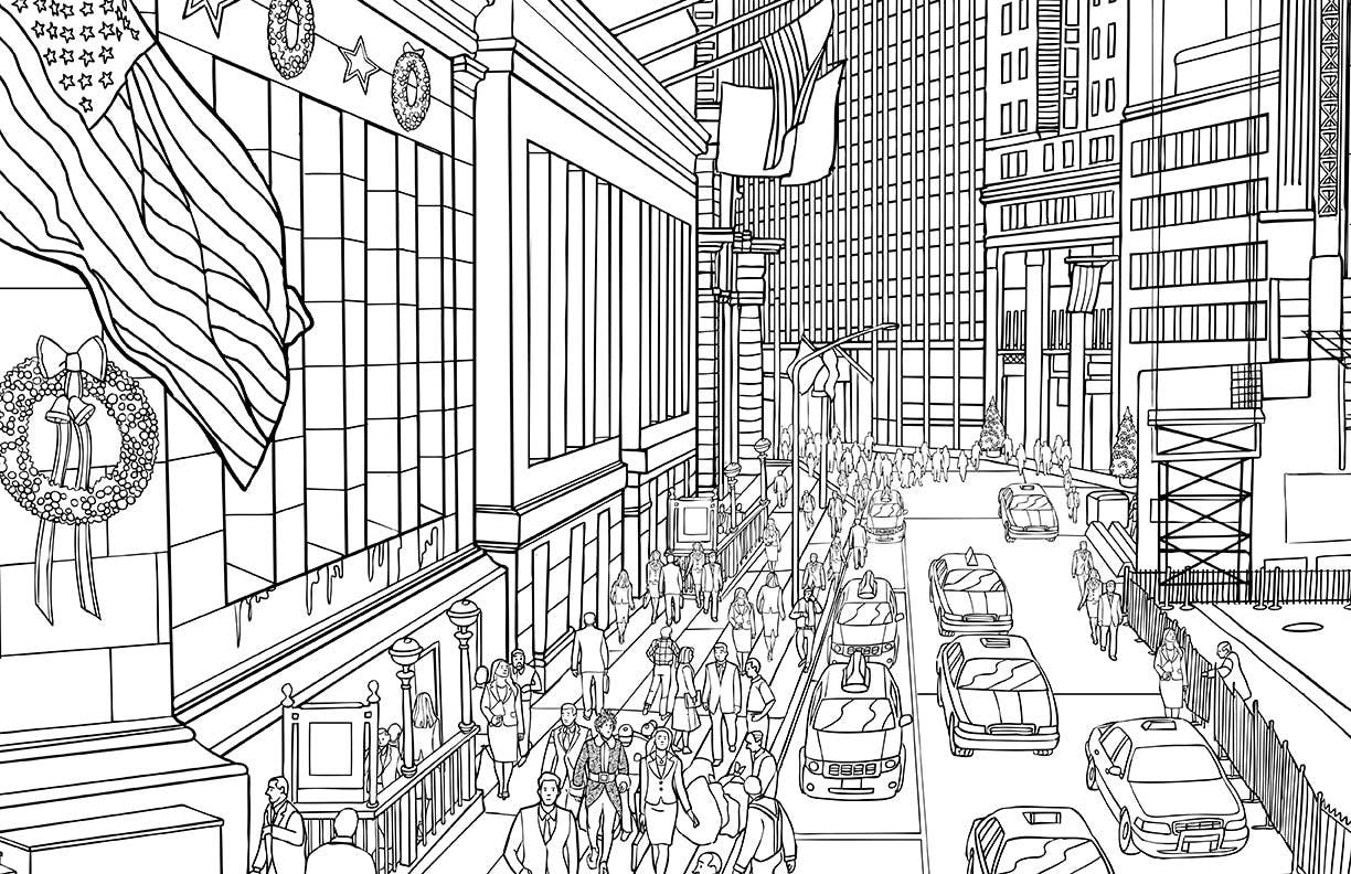 Elf: The Official Coloring Book (SALE!) - Boho Fabrics - 