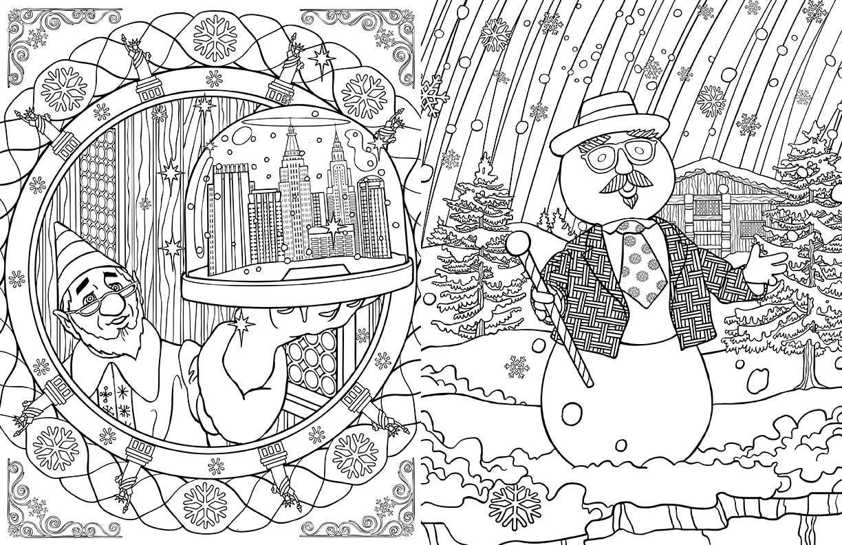 Elf: The Official Coloring Book (SALE!) - Boho Fabrics - 