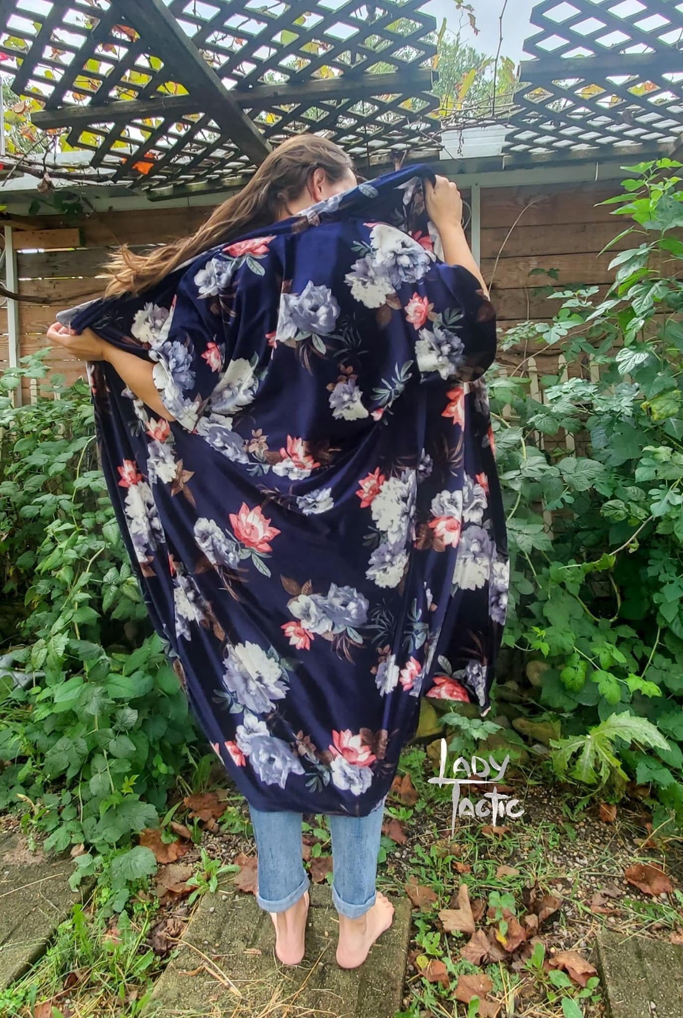 Elsa Florals, Stretch Velvet Knit. SV-112 - Boho Fabrics